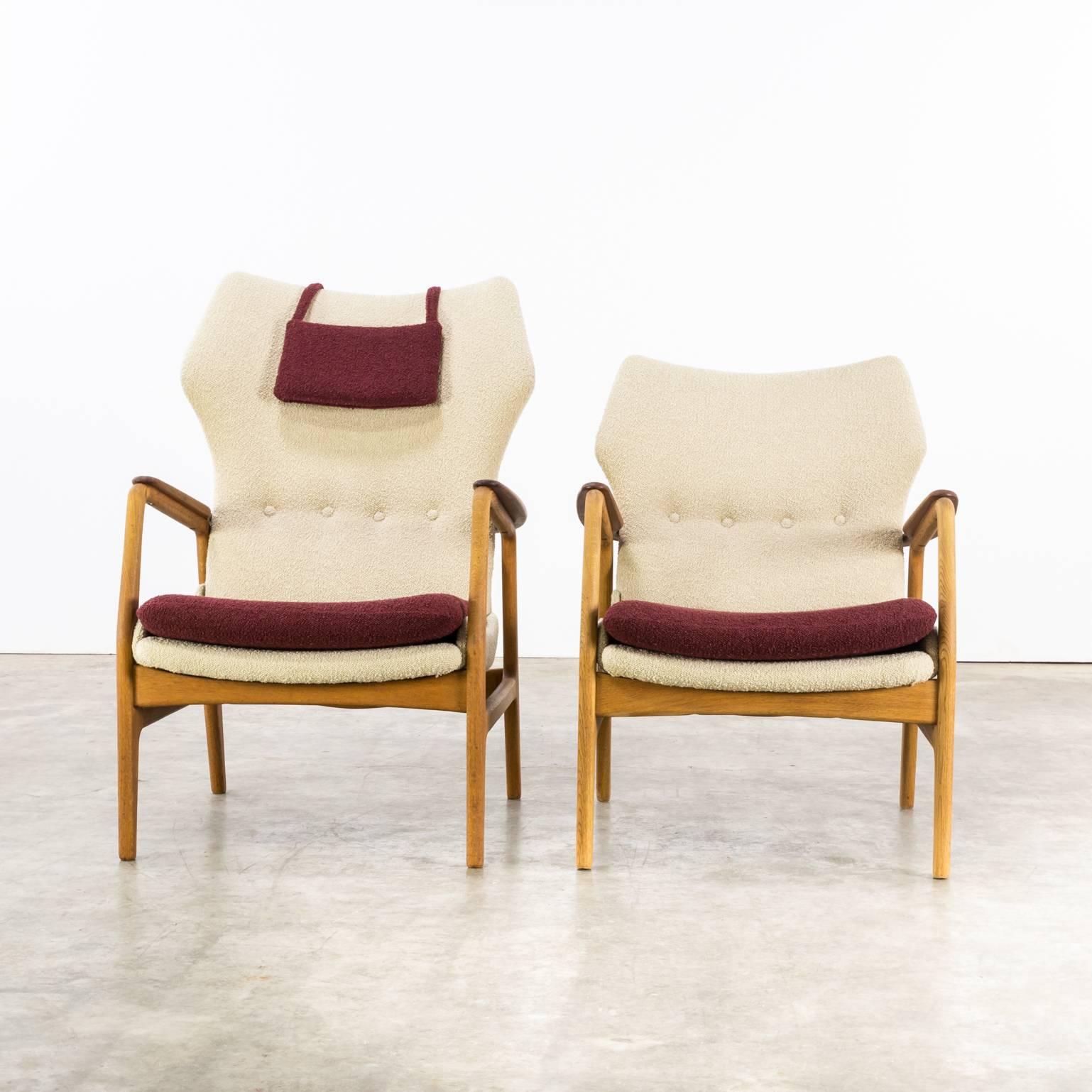 Dutch 1960s Aksel Bender Madsen Fauteuils for Bovenkamp Set of Two For Sale