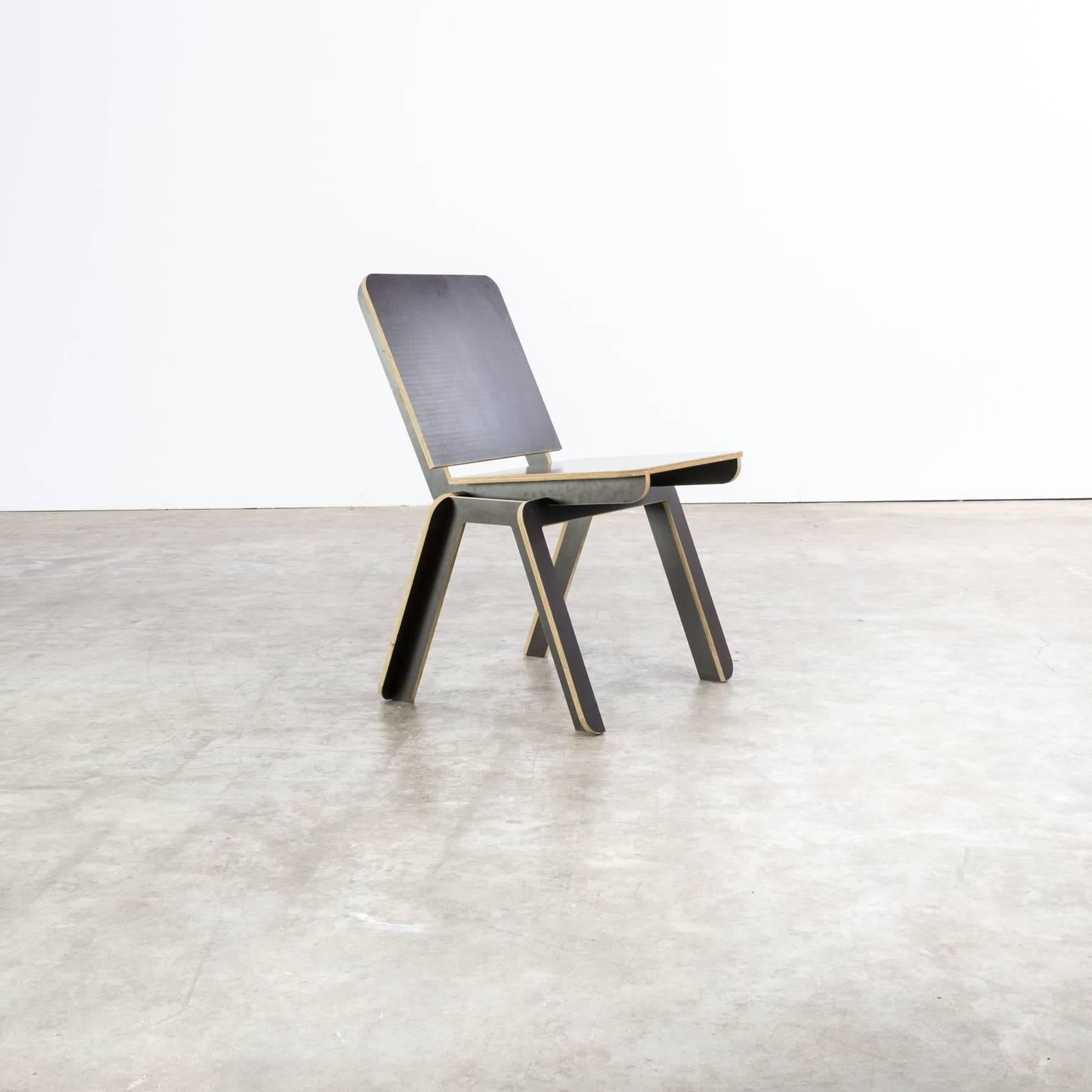 Concrete Luc Brinkman & Ennio Vincenzoni ‘Stek’ Twelve Chairs for Het Hoofdkwartier For Sale