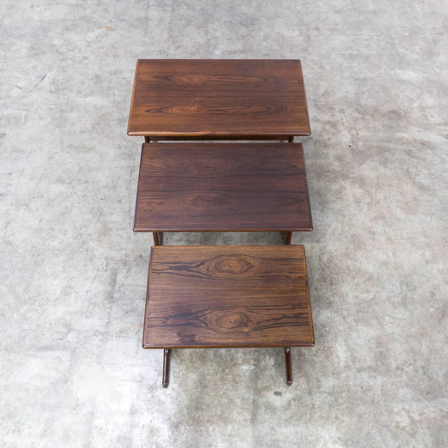 1960s Kai Kristiansen Nesting Tables for Vildbjerg Møbelfabrik 