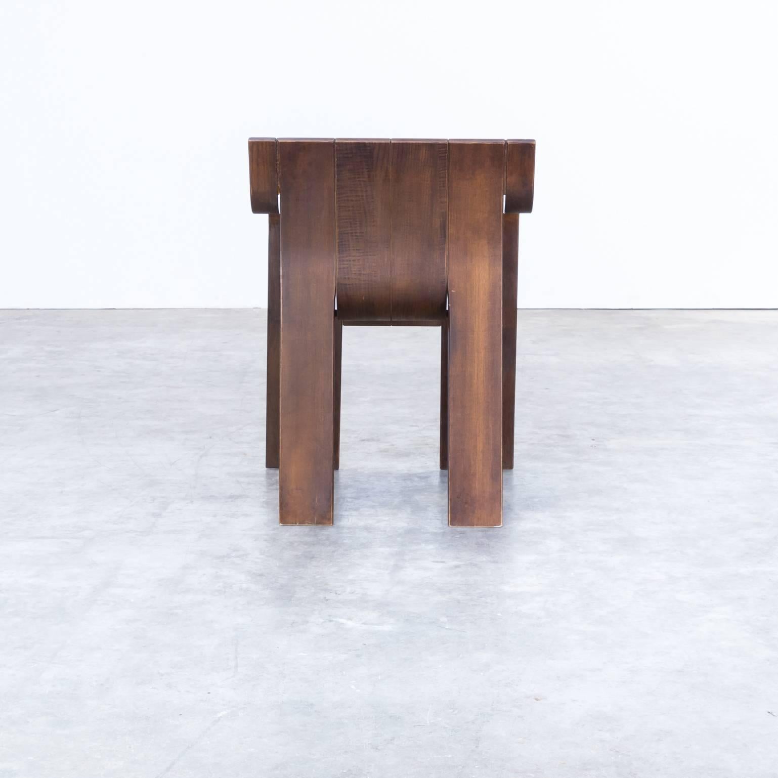 1970s Gijs Bakker ‘Strip’ Chairs for Castelijn with Armrests, Set of Six 3