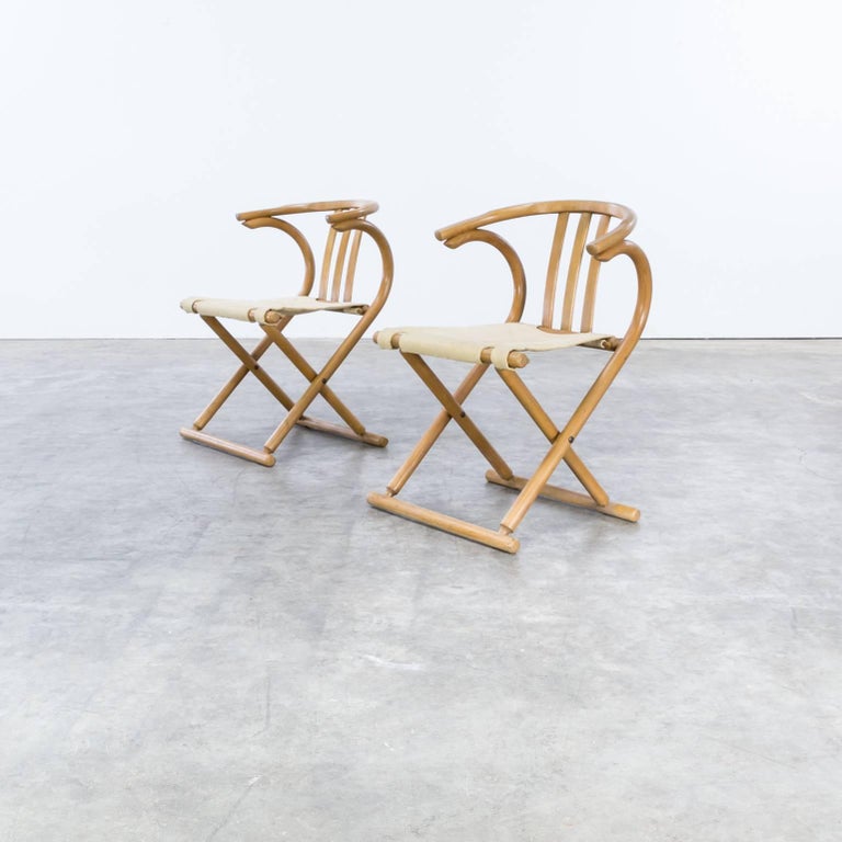 Bentwood Folding Chair Set or 2 For Sale at 1stDibs