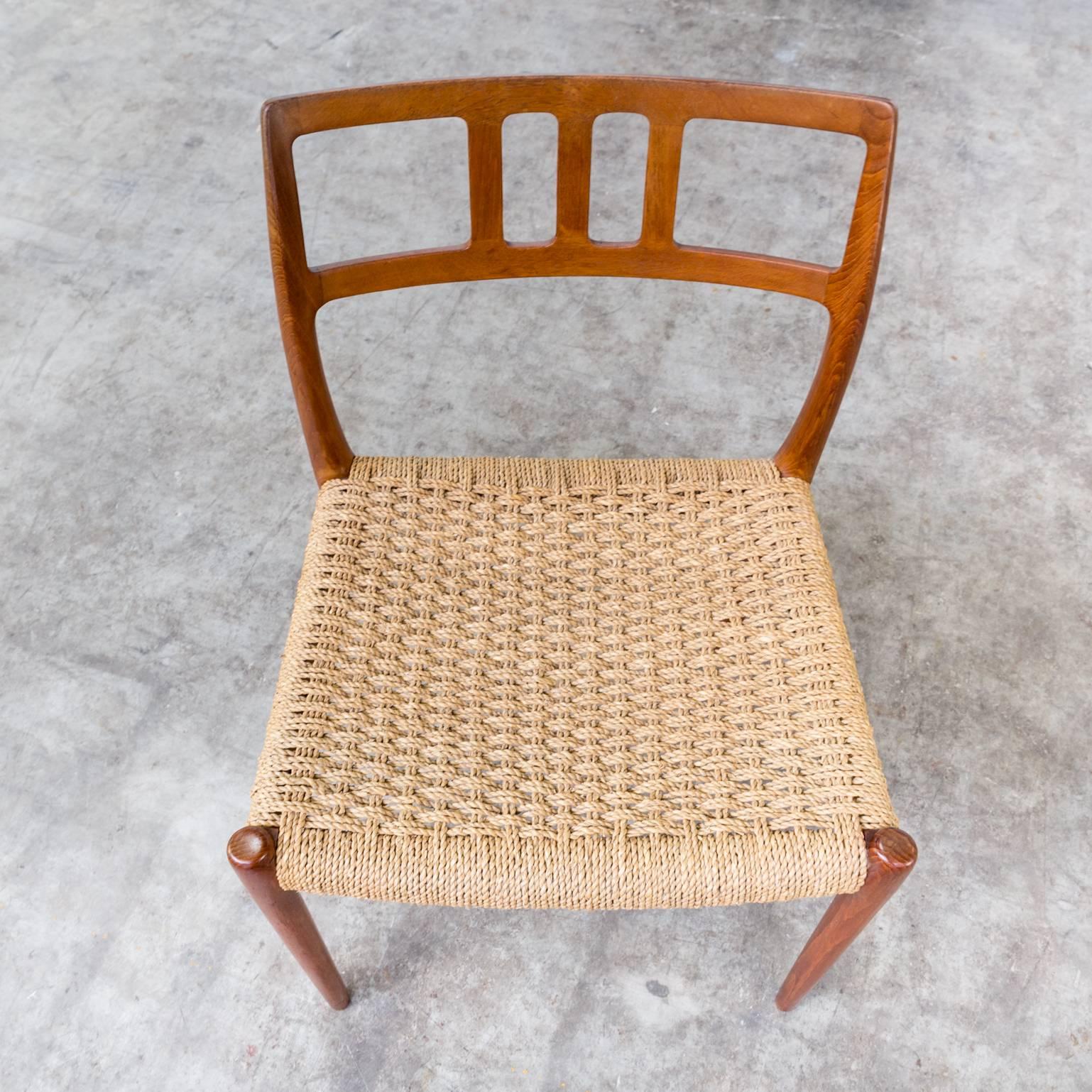 Niels Otto Møller Model 79 Chairs for J.L Moller For Sale 3