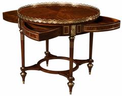 Mahogany Mechanical Centre Table