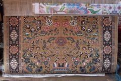 Bakhtiari Nomad Design Silk Pile Carpet