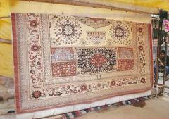 Heriz Design Silk Carpet