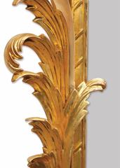 Water Gilded Hand-Carved Mirror