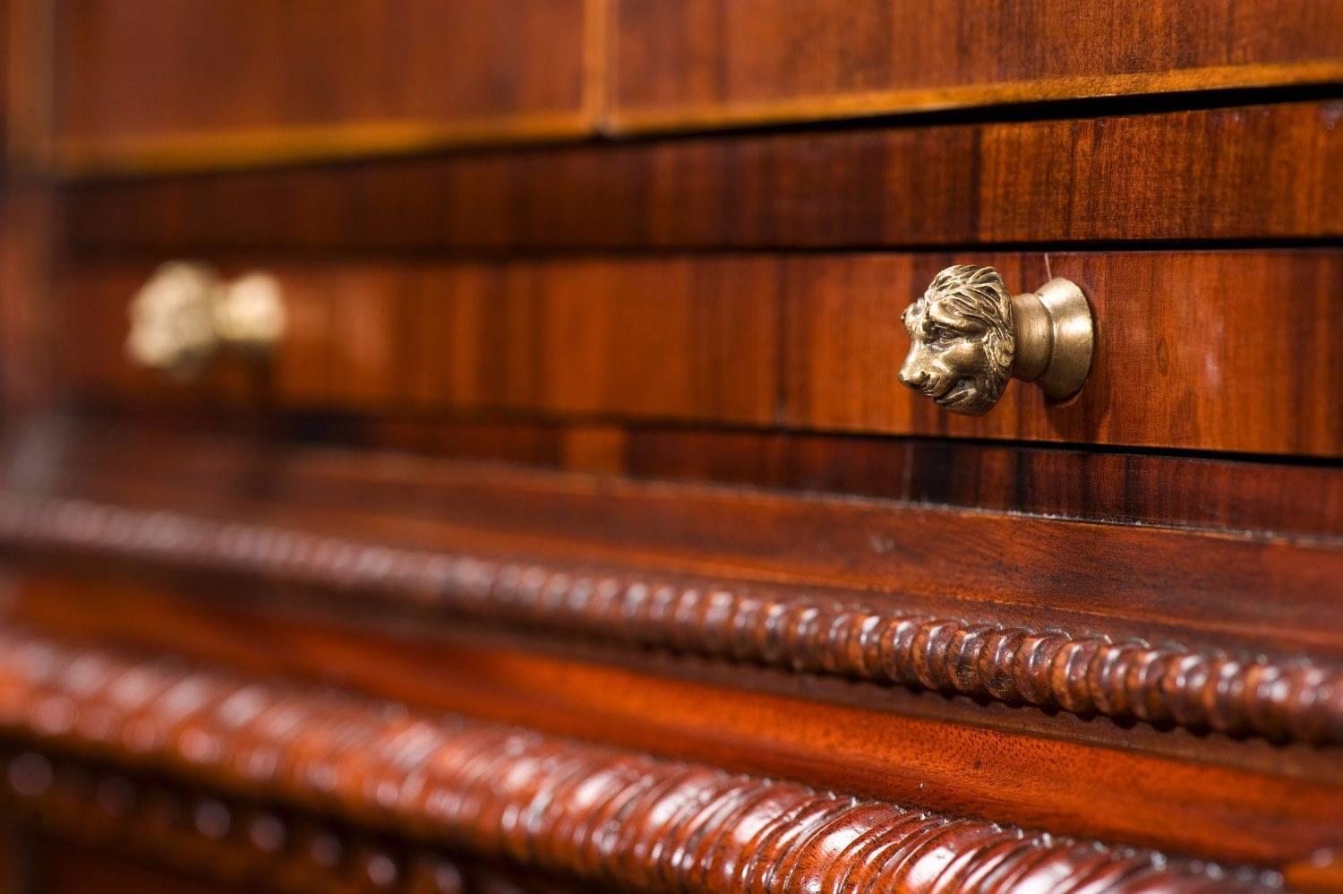 Vietnamese Althorp Mahogany and Rosewood Cocktail Cabinet For Sale