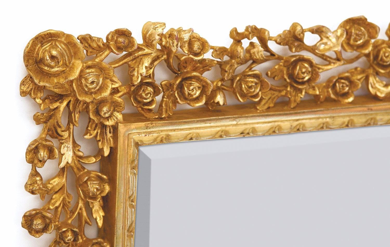 Regency Water Gilded and Carved Mirror For Sale