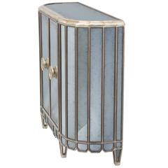 Antique Mirrored Side Cabinet