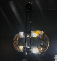 Space Age Chandelier by Aldo Nason for Mazzega, circa 1970