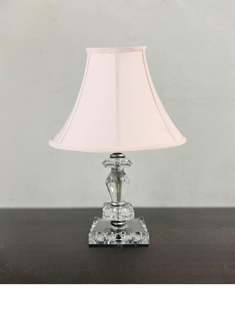 Lámpara Art Déco ITSO Baccarat, Francia circa 1940, Attr. a Jacques Adnet en venta 4