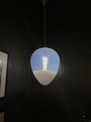 Large Leucos Pendant Light by Giusto Toso, circa 1973