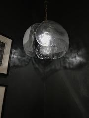 Moderner Kaiser-Leuchten-Kronleuchter aus der Mitte des Jahrhunderts mit Mazzega-Glas