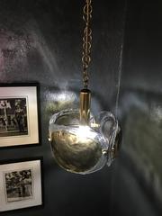 Mid-Century Modern Kaiser Leuchten-Kronleuchter mit Mazzega-Glas, ca. 1970