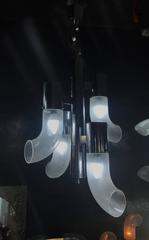 Space Age Chandelier by Aldo Nason for Mazzega, circa 1970