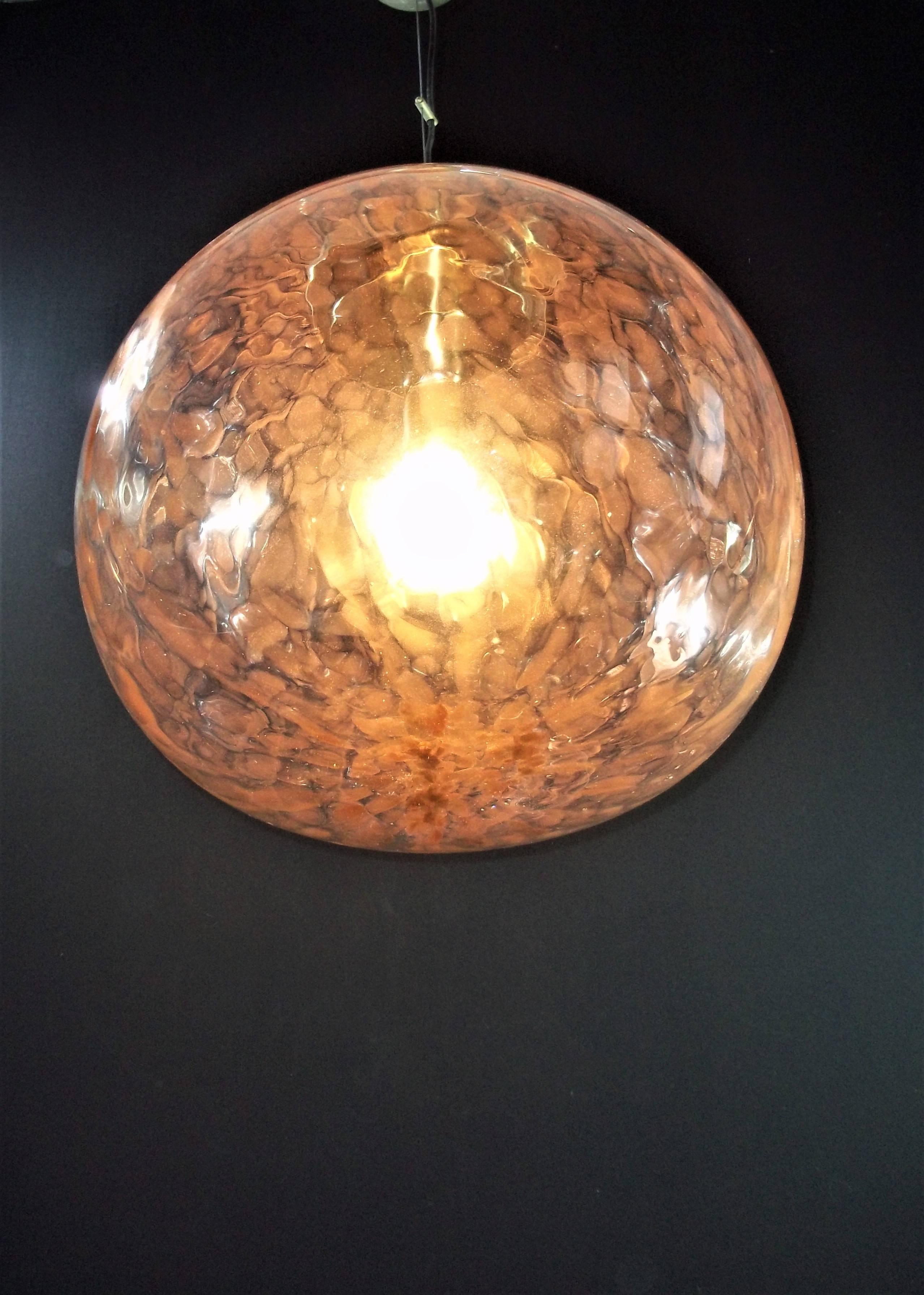 Italian Mid-Century Modern Venini Sphere in Murano Glass For Sale
