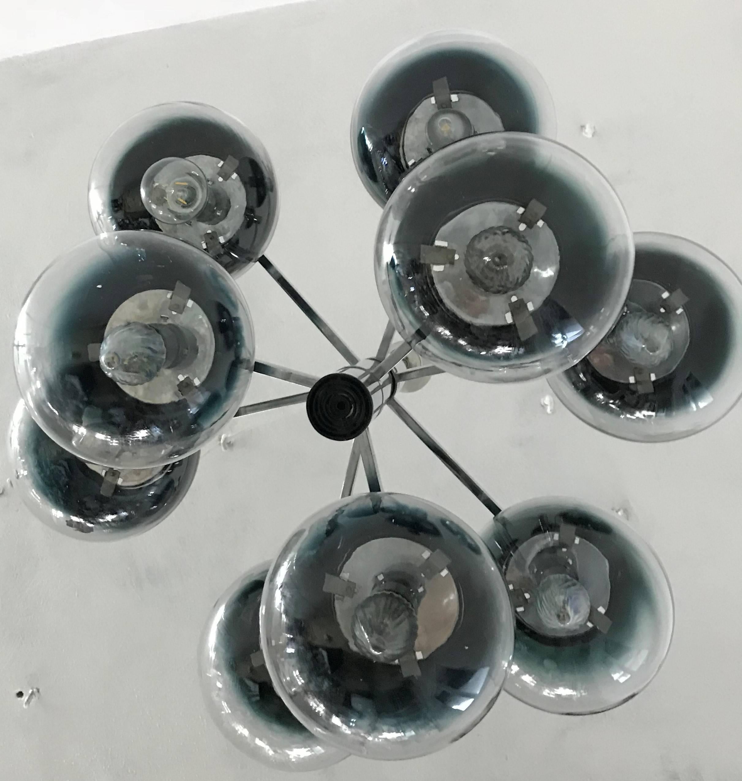 Space Age Chandelier by Targetti Sankey in  In Good Condition In Merida, Yucatan