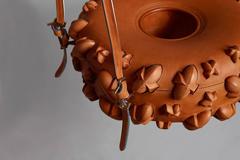 Rubicon Handmade Hanging Western Saddle Swing in Leather & Bronze by Eddy Sykes