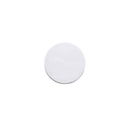 Edie Parker Home Round Coasters Solid Yellow Marble Acrylic