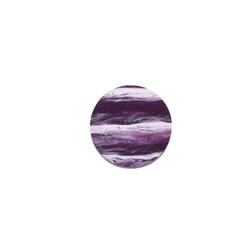Edie Parker Home Round Coasters Solid Purple Marble Acrylic