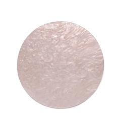 Edie Parker Home Placemat Solid in Rose Quartz Pearlescent
