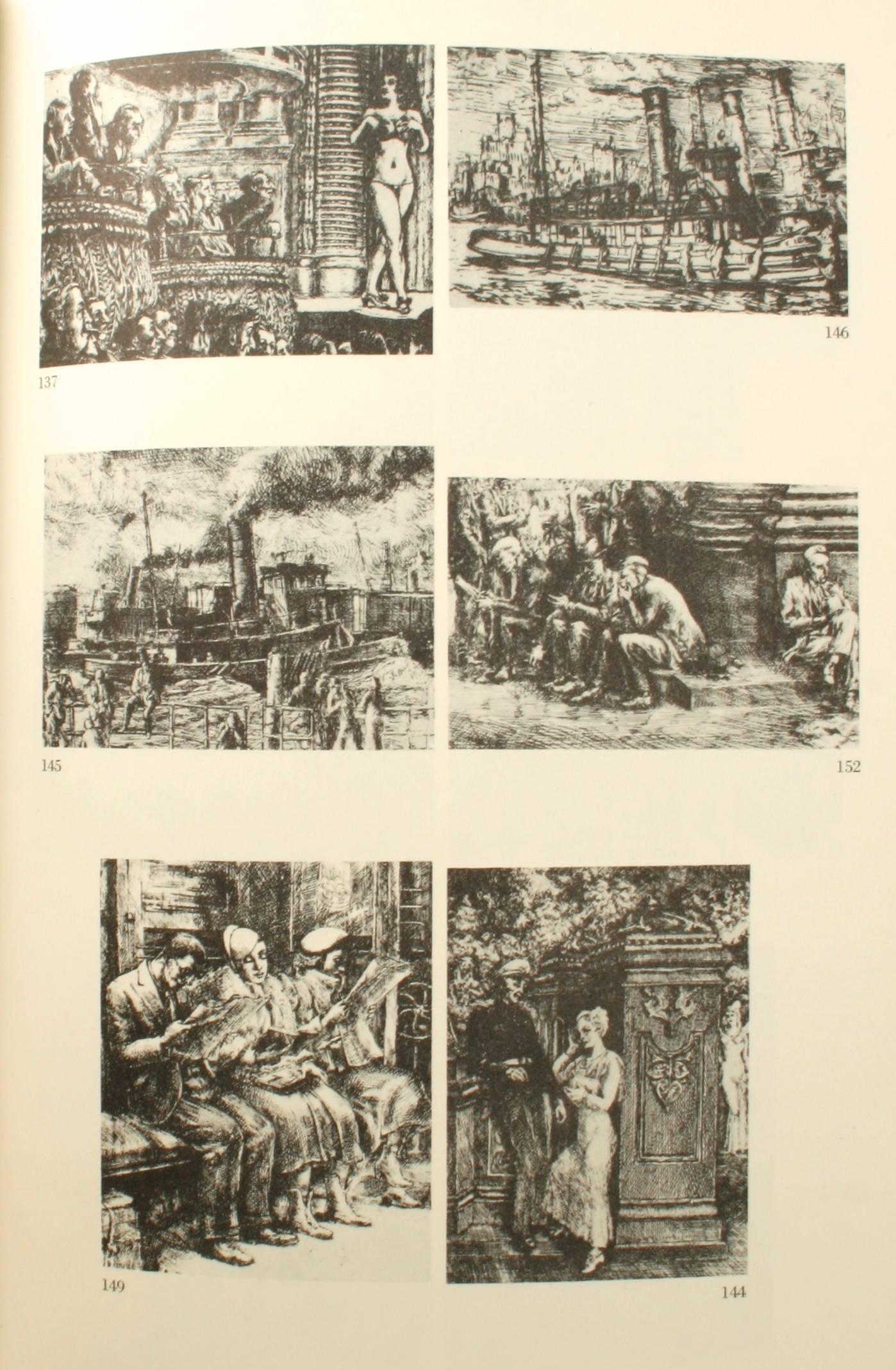 American Reginald Marsh, Etchings, Engravings, Lithographs, First Edition For Sale
