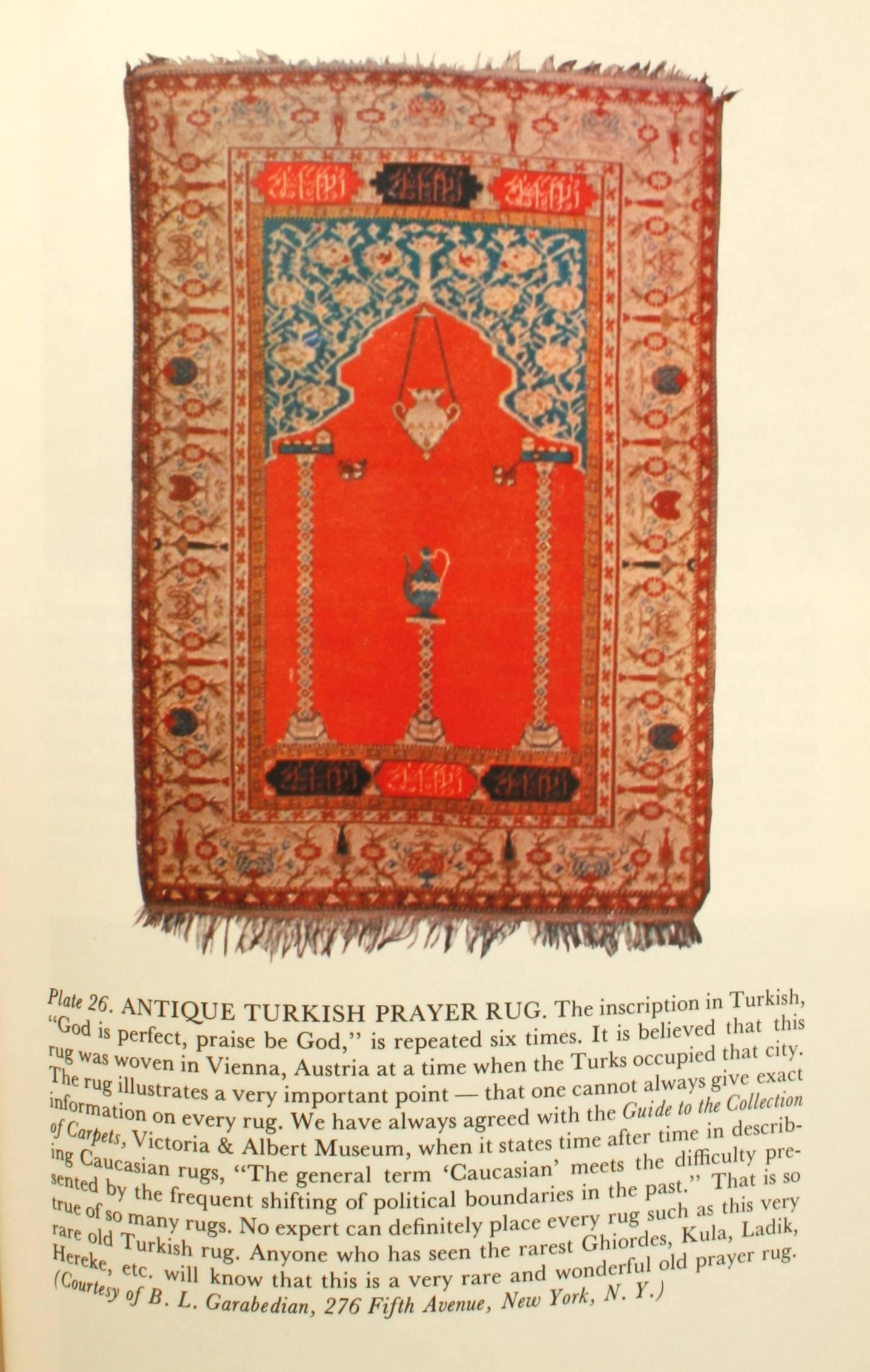 20ième siècle Points d'achat de tapis orientaux de Charles W. Jacobsen en vente