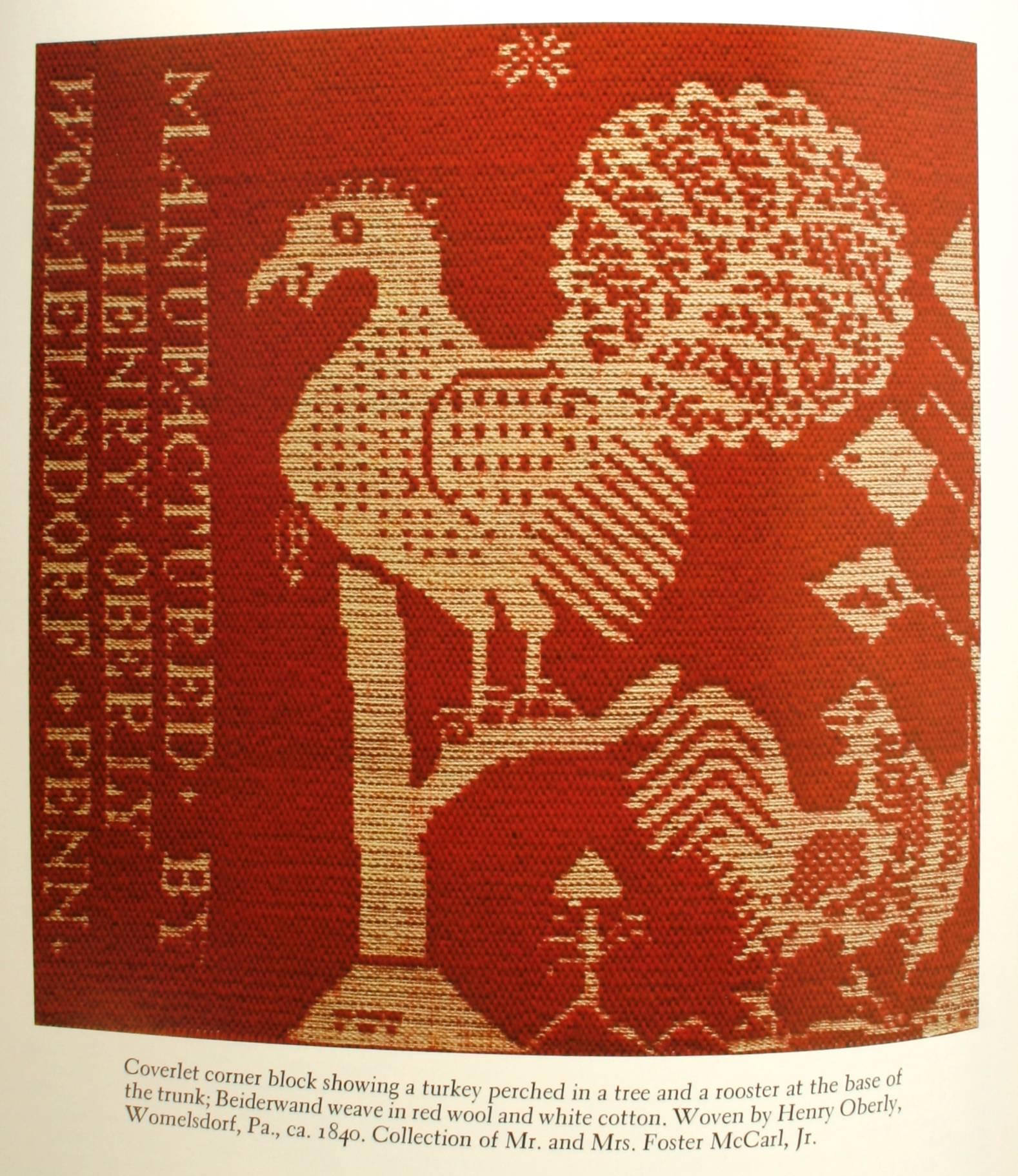 „A Checklist of American Coverlet Weavers“, Buch von John Heisey im Zustand „Hervorragend“ im Angebot in valatie, NY