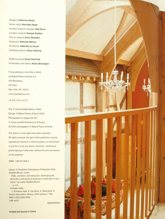 Hallyways, Corridors and Staircases, First Edition For Sale at 1stDibs