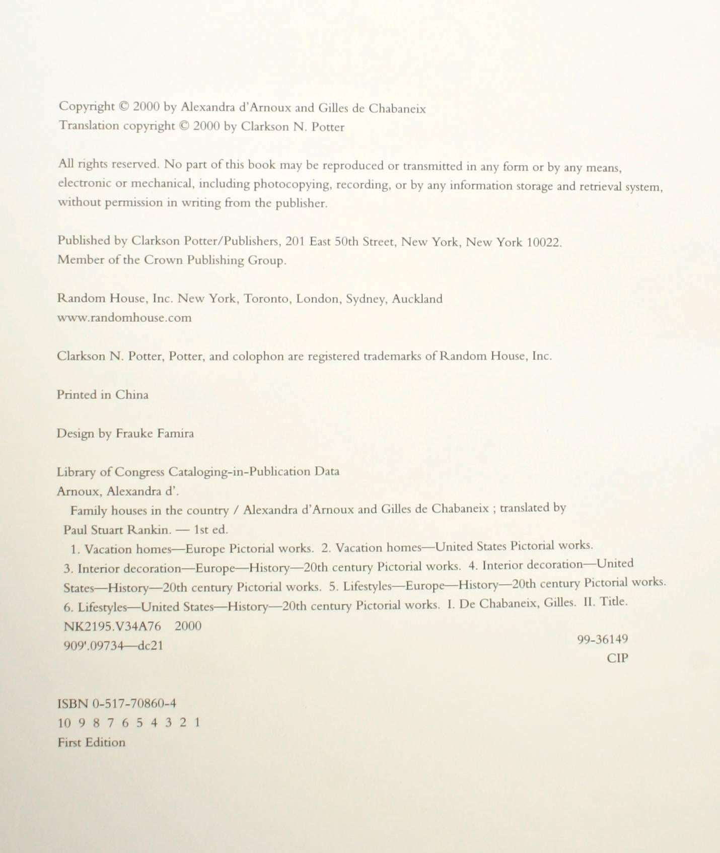 Family Houses in the Country, First Edition 4