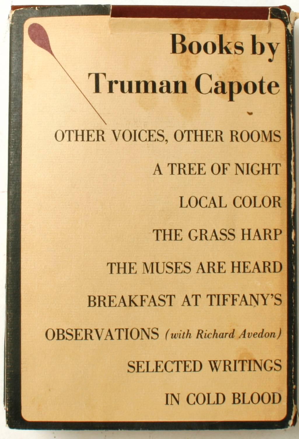 truman capote in cold blood first edition