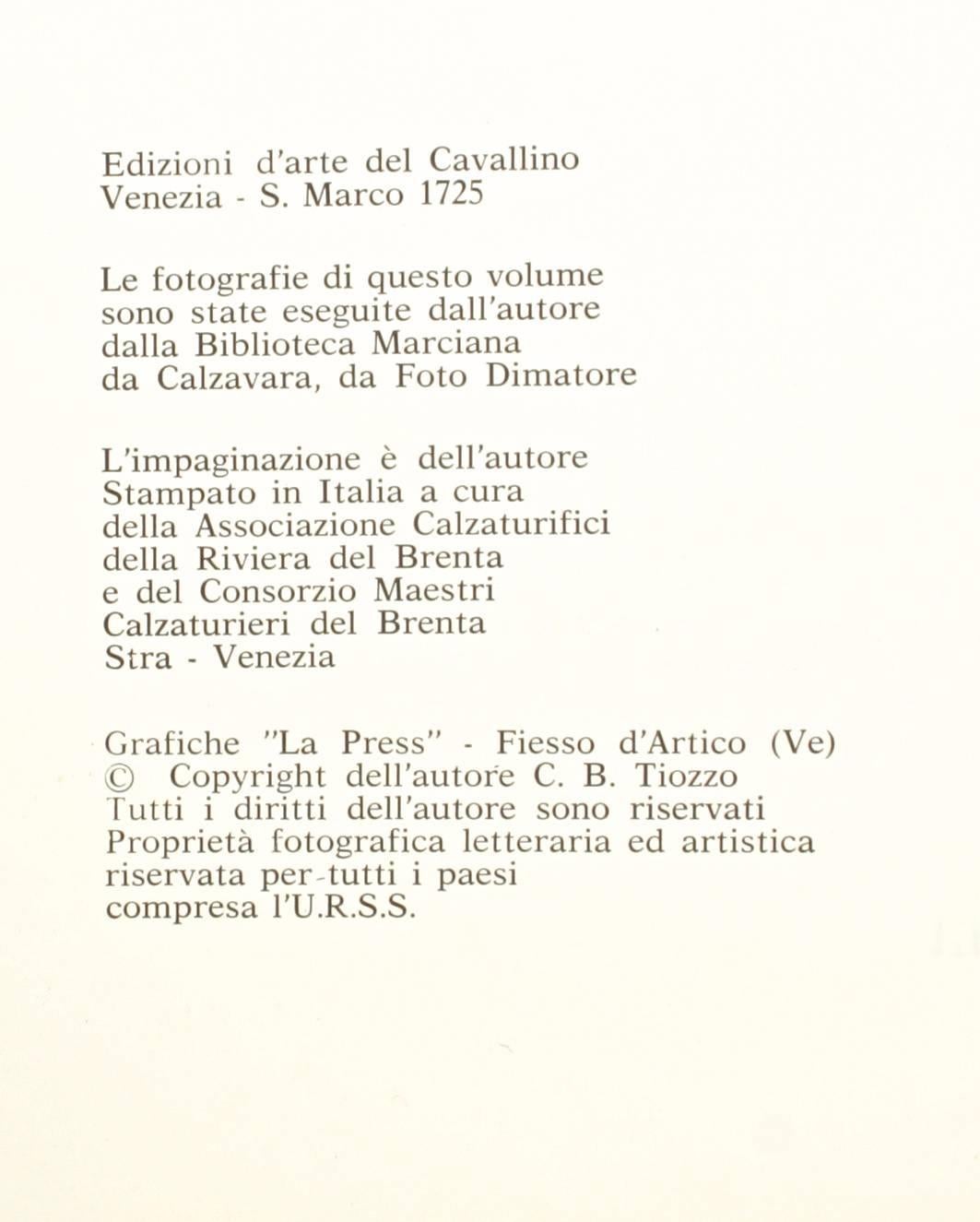 Le Ville Del Brenta da Lizza Fusina Alla Città Di Padova, First Edition For Sale 2