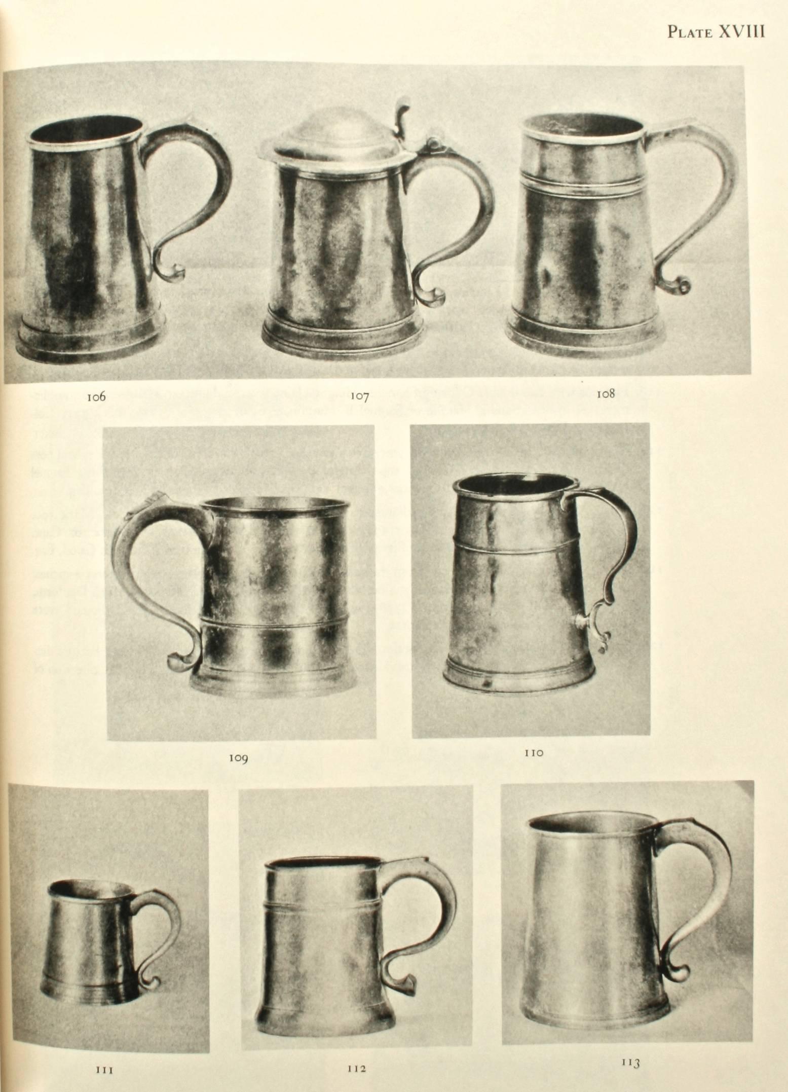 Pewter in America, Its Makers and Their Marks, Three Volumes in One In Good Condition For Sale In valatie, NY