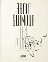 About Glamour Len Prince, Signed First Edition
