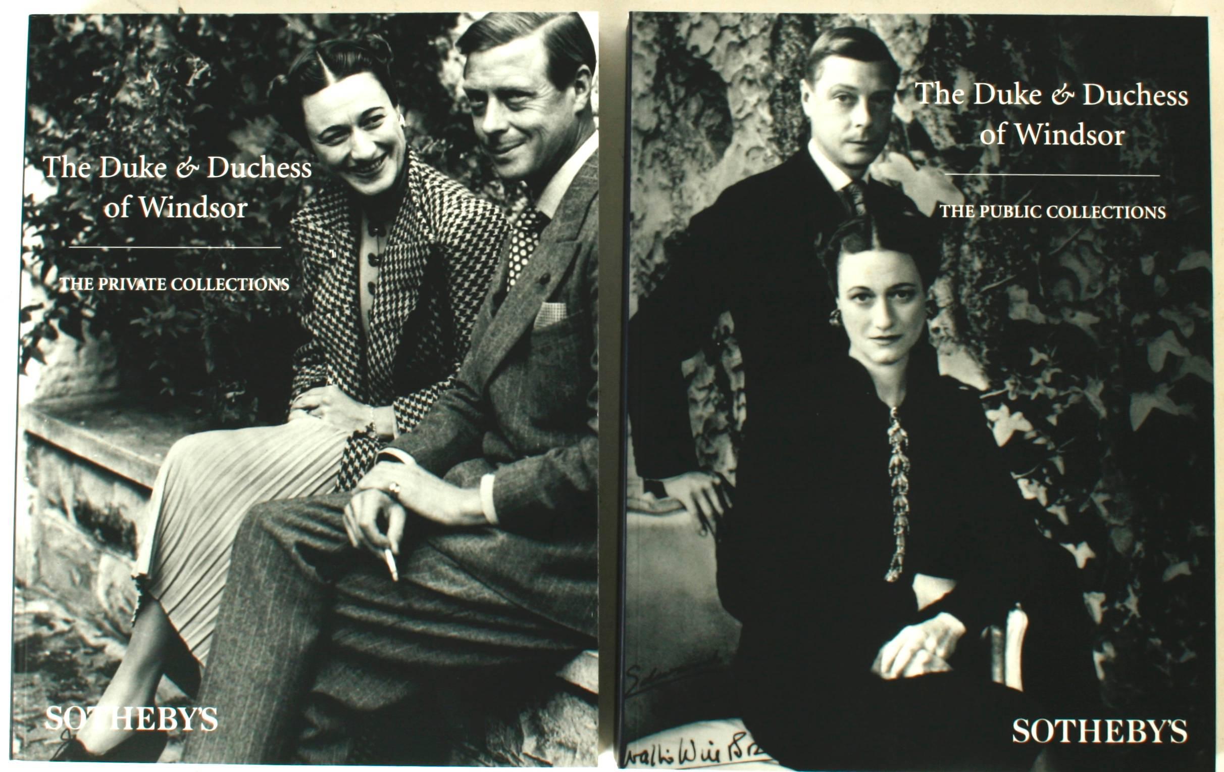 Sotheby's Catalogues from the Duke & Duchess of Windsor Auction 1