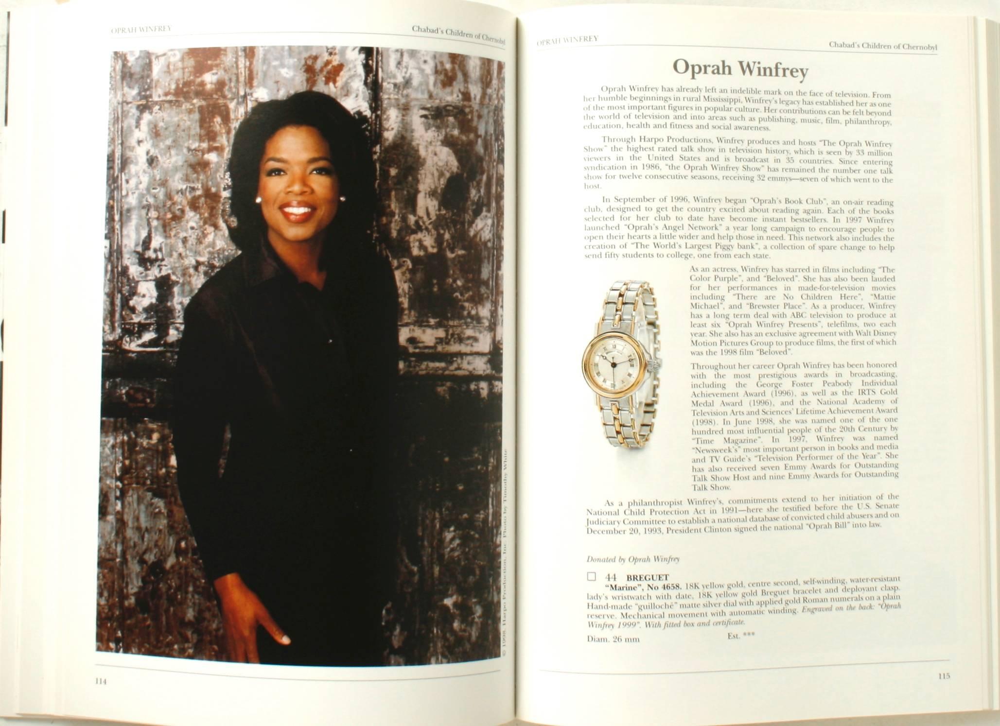 American Catalogue from Famous Faces Watch Auction for Charity, 1999, President Trump For Sale
