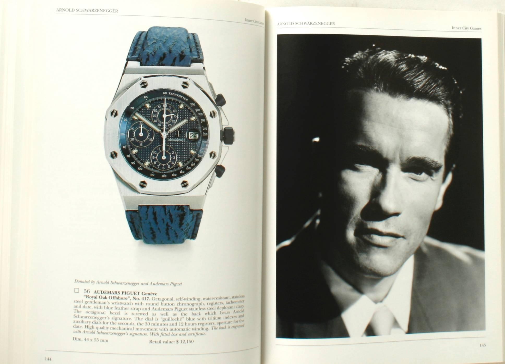 Paper Catalogue from Famous Faces Watch Auction for Charity, 1999, President Trump For Sale