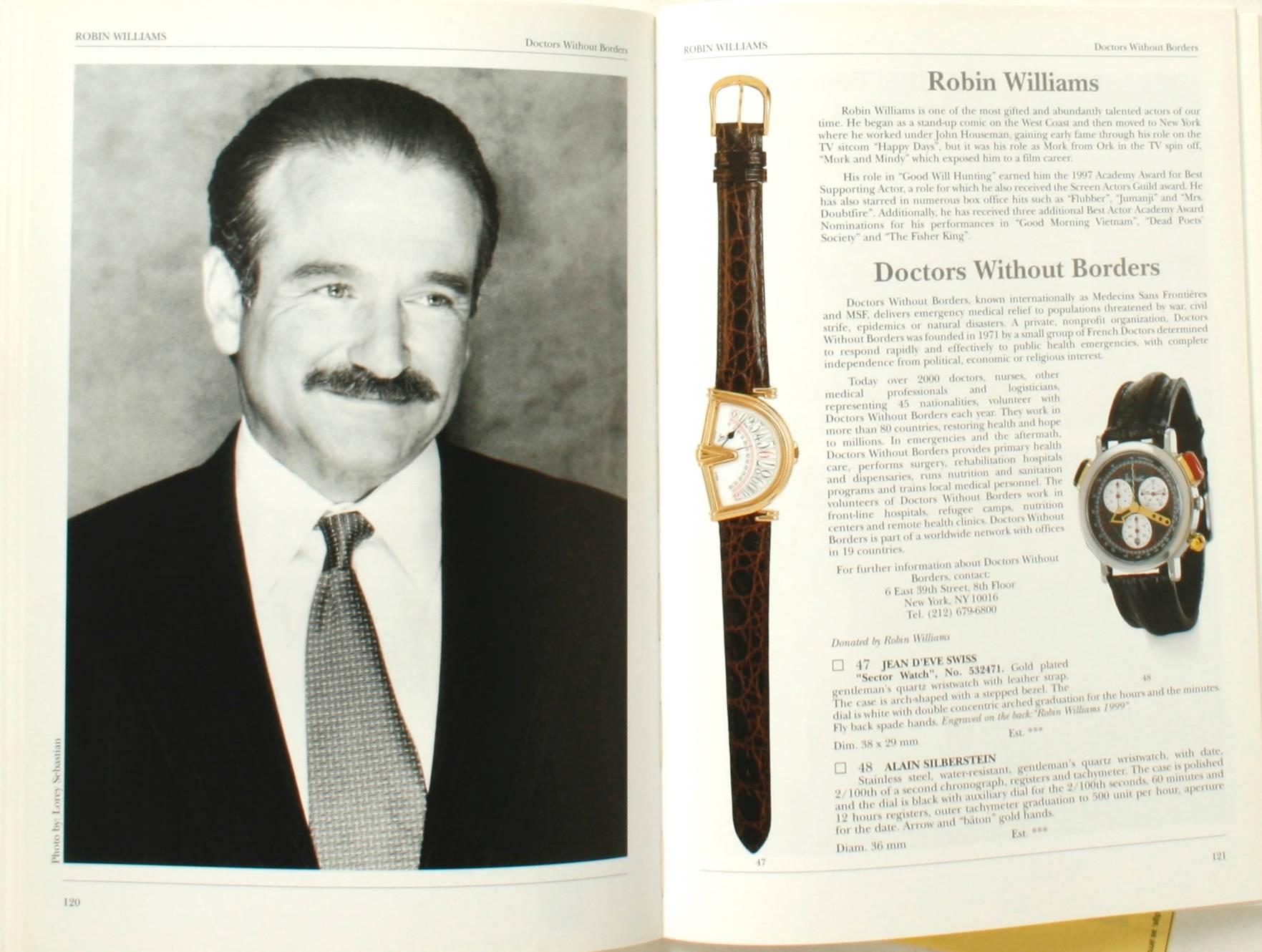 Catalogue from Famous Faces Watch Auction for Charity, 1999, President Trump For Sale 2