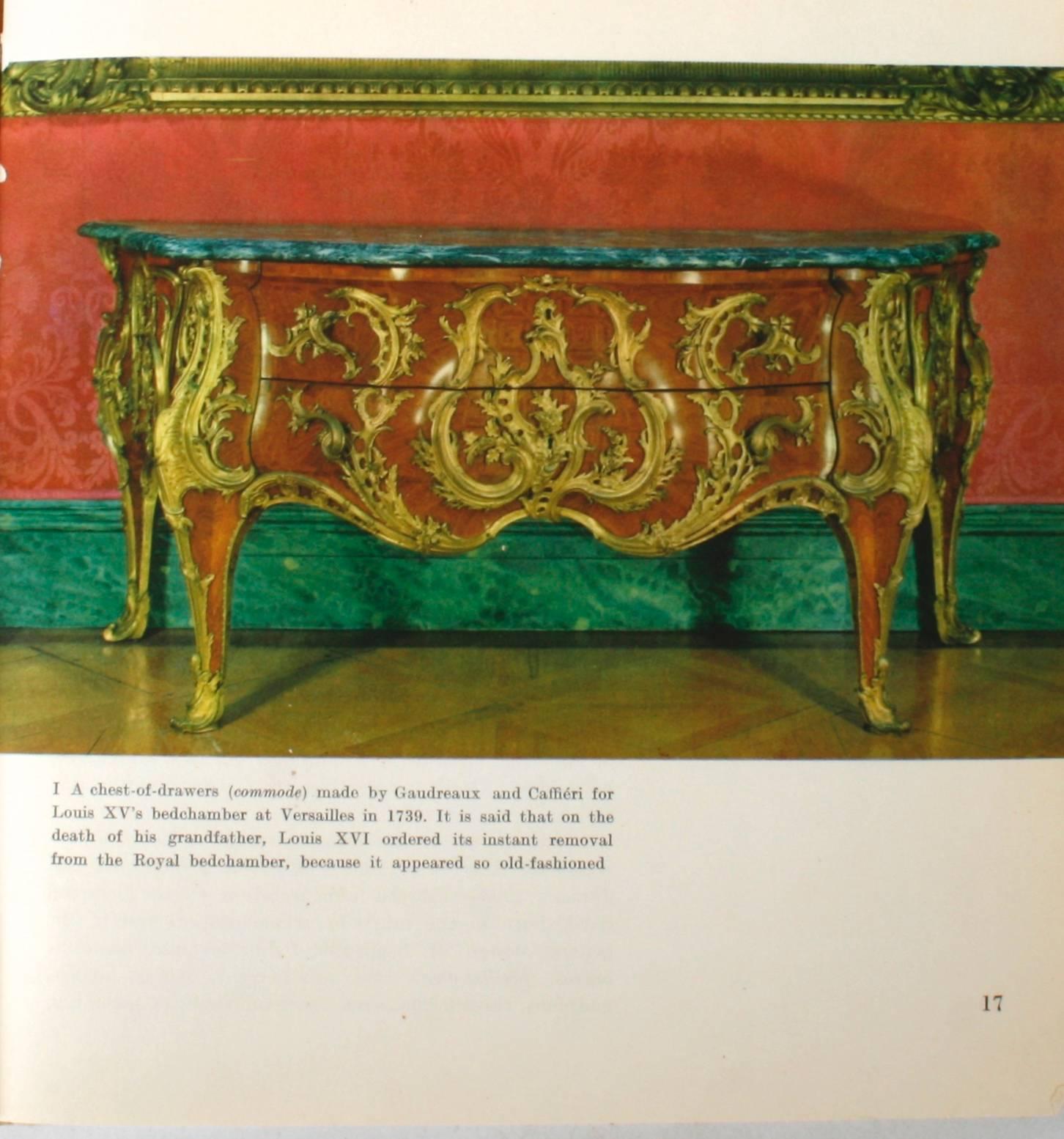 Mid-20th Century French Eighteenth Century Furniture by Genevieve Souchal, First Edition For Sale