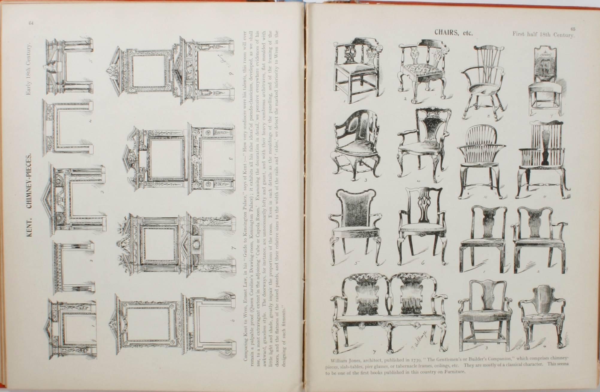 19th Century English Furniture, Woodwork, Decoration, During the 18th c, 1st Ed