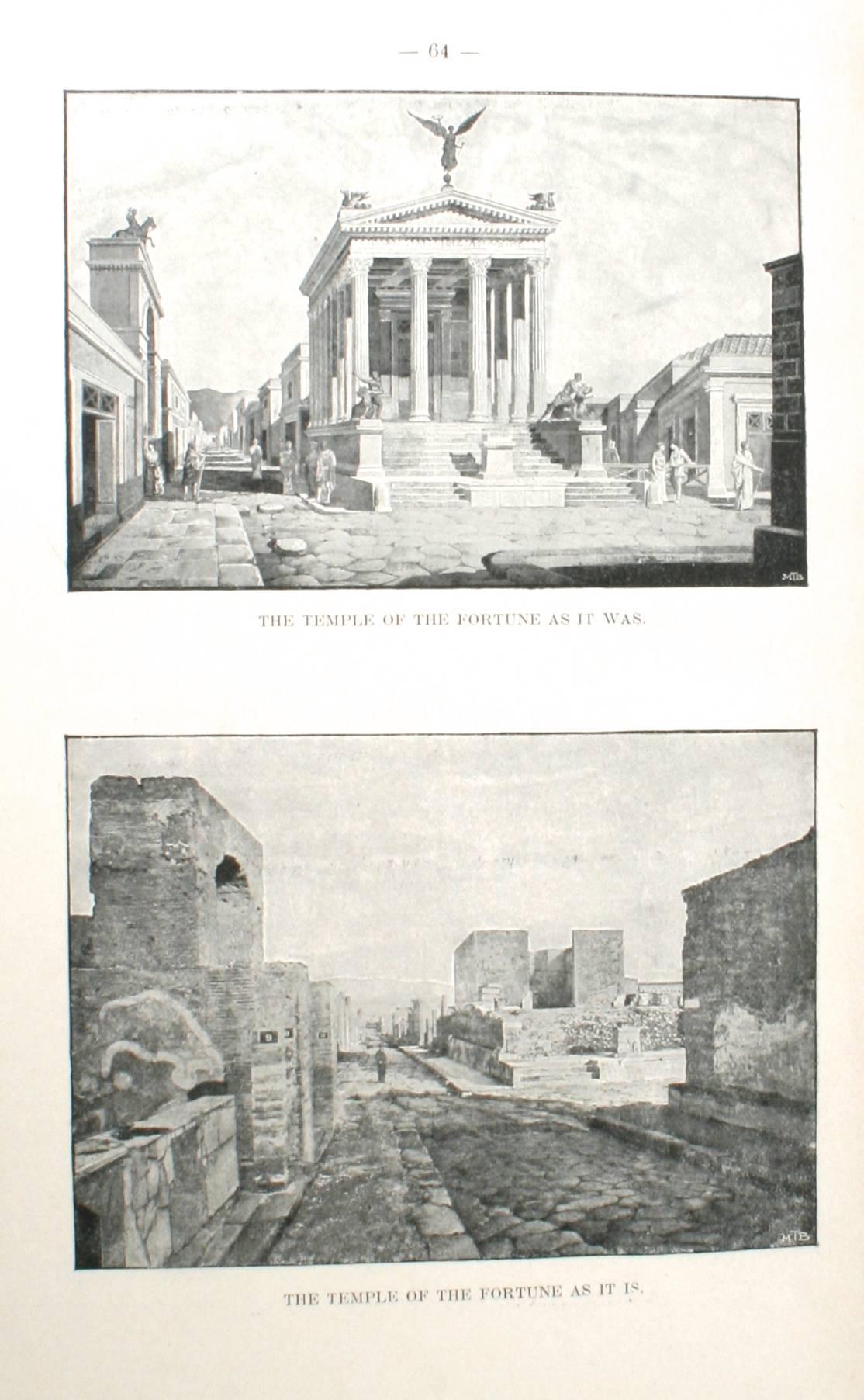 Pompei, Past and Present by P. Beccarini, First Edition In Good Condition For Sale In valatie, NY