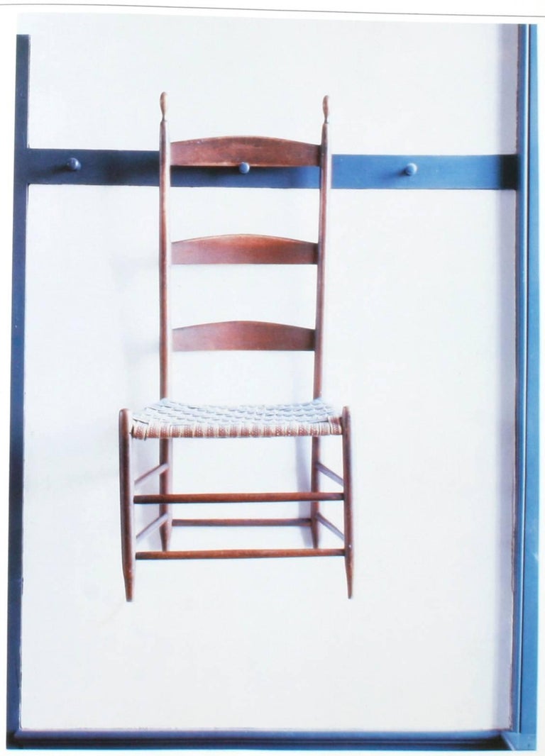 The Shaker Chair by Charles R. Muller and Timothy D. Rieman. Winchester: The Canal Press, 1984. Stated first edition hardcover with dust jacket. 234 pp. A book on the simple chairs made by the Shakers. The book examines the style and production of