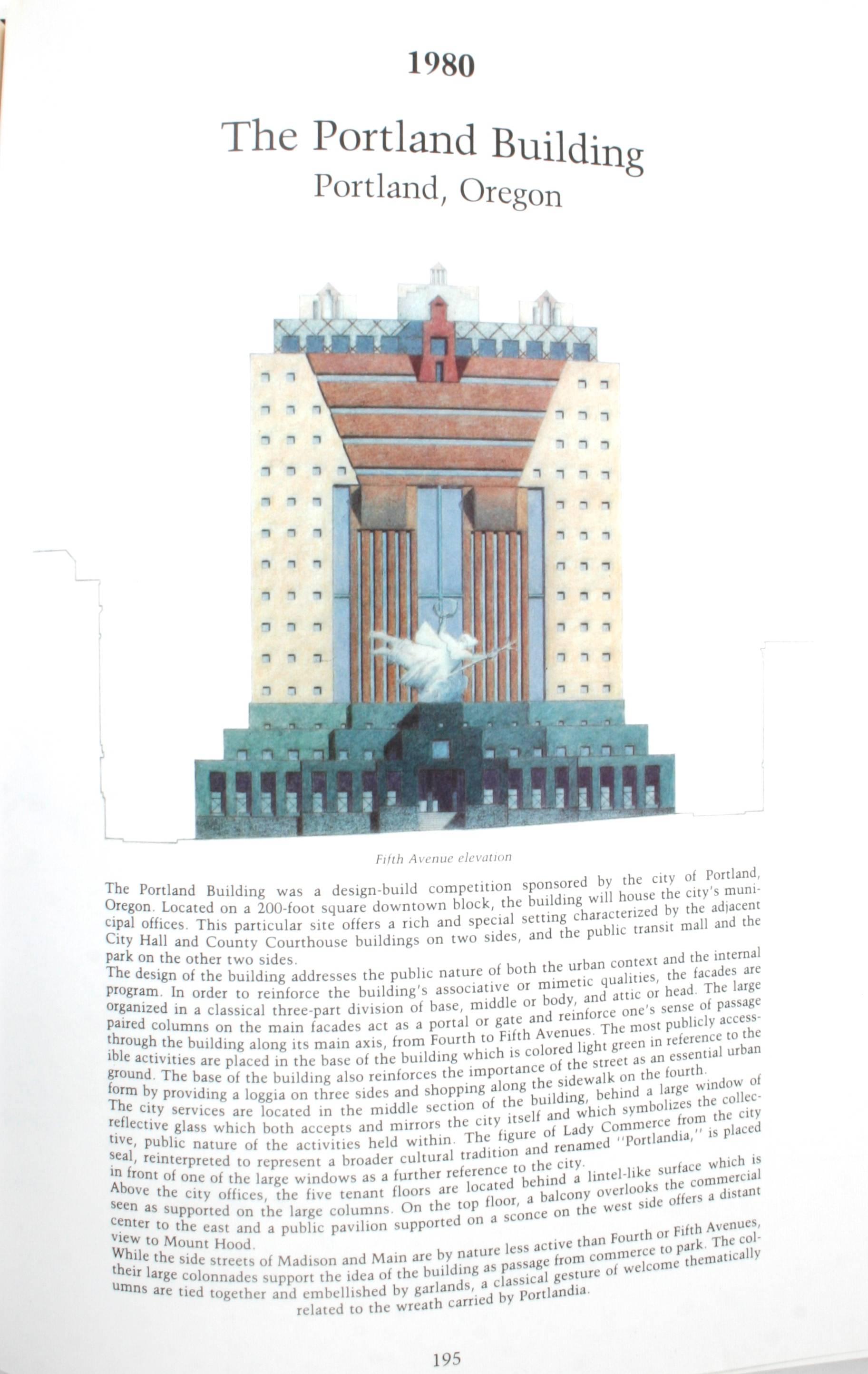 20ième siècle Michael Graves Buildings and Projects 1966-1981, première édition en vente