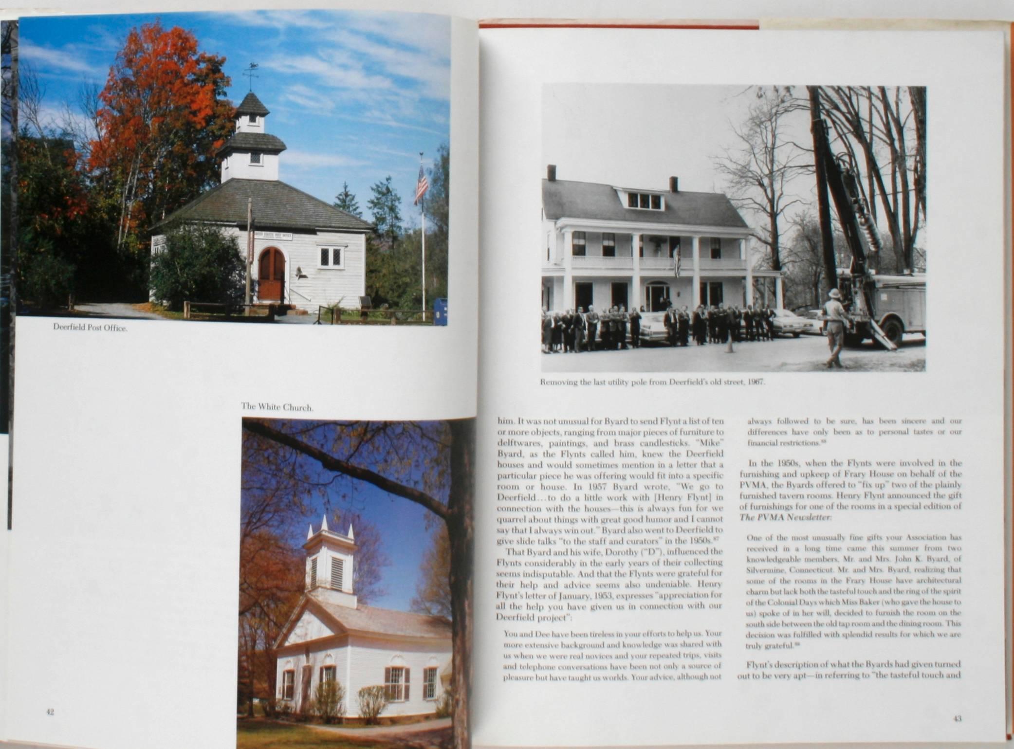 Historic Deerfield, A Portrait of Early America, First Edition  In Good Condition For Sale In valatie, NY