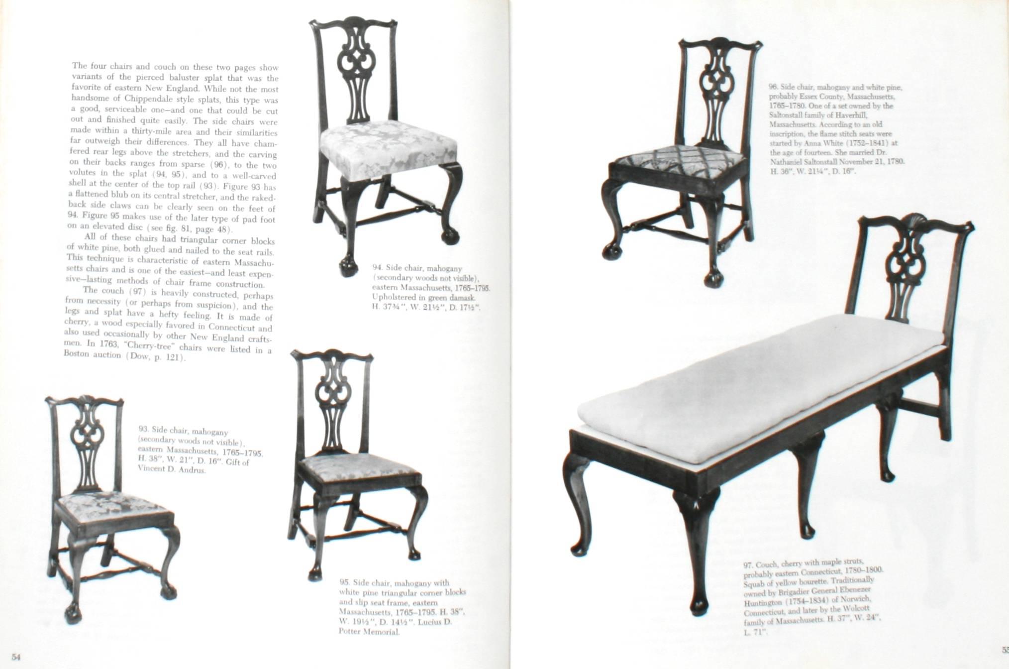 The Furniture of Historic Deerfield by Dean A. Fales. Deerfield: Historic Deerfield, Inc., 1981. Second edition hardcover with dust jacket. 294 pp. A book on the antique American furniture collections of historic Deerfield Massachusetts. The book