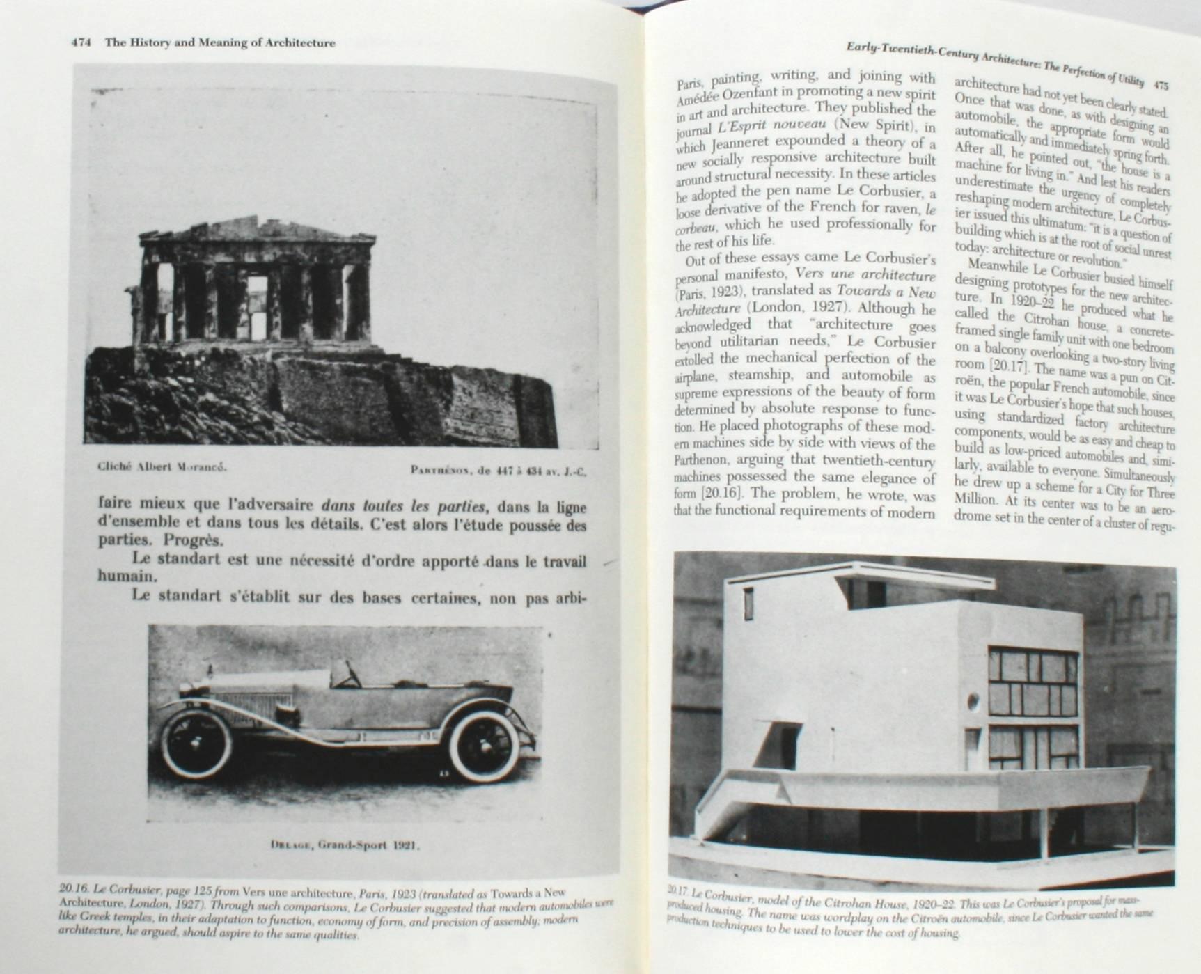 20th Century Understanding Architecture, It's Elements, History and Meaning, First Edition