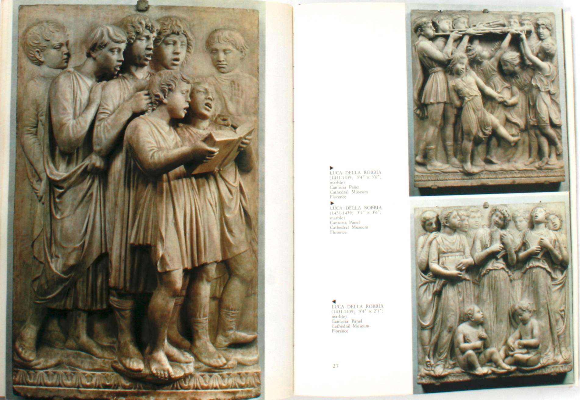 Italian Luca, Andrea, Giovanni Della Robbia, An Art Guide by F. Gaeta Bertela For Sale