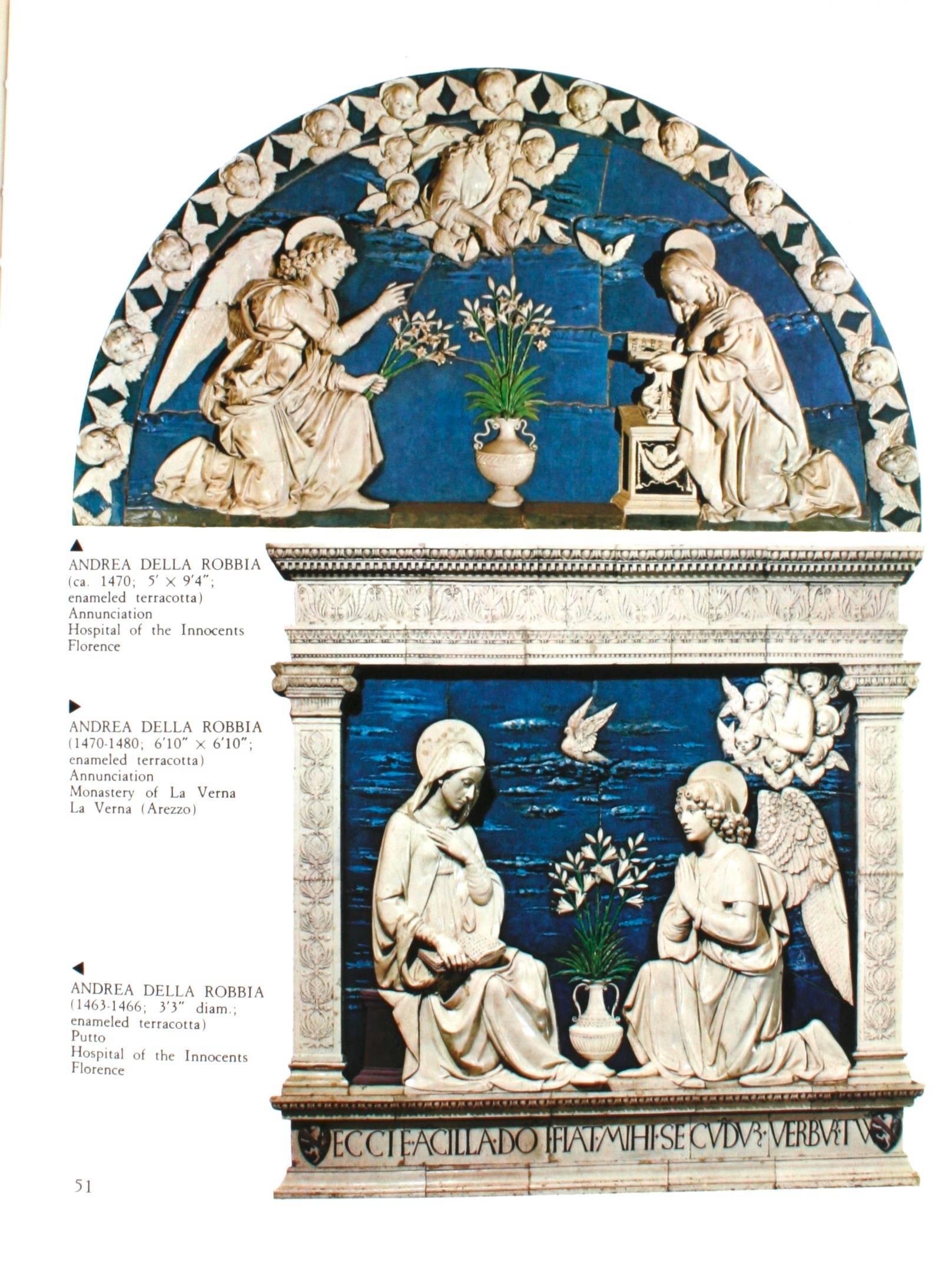 Paper Luca, Andrea, Giovanni Della Robbia, An Art Guide by F. Gaeta Bertela For Sale