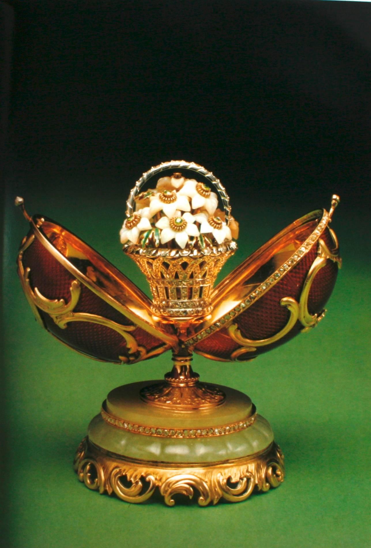 Fabergé Eggs Imperial Russian Fantasies. New York: Harry N. Abrams, Inc., 1980. First edition second printing soft cover. An oversized coffee table book on Fabergé eggs. In Imperial Russia, where Easter is the most important holiday, decorated eggs