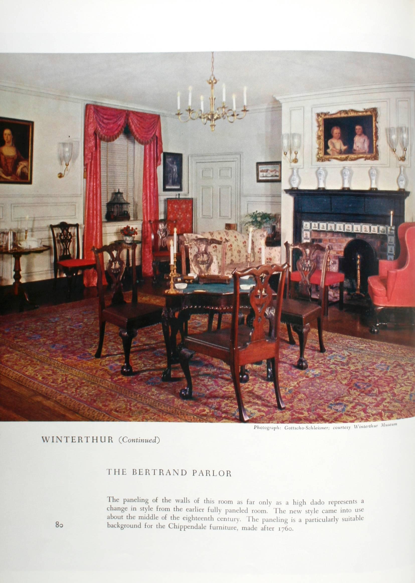 100 Most Beautiful Rooms in America by Helen Comstock. New York: Crown Publishers, Inc., 1965. Revised edition hardcover with dust jacket. 210 pp. A selection of 100 rooms chosen as the best in authentic traditional American home decoration. The